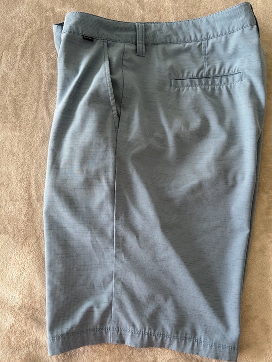 Travis Mathew Other - Travis Mathew Light Blue Micro-Check Flat Front Shorts